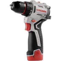 Дрель-шуруповерт Crown CT21129HMX-2 BMC (с 2-мя АКБ, кейс)