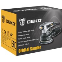 Эксцентриковая шлифмашина Deko DKG400-125