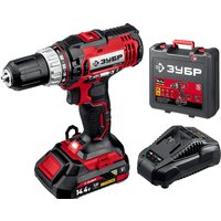 Дрель-шуруповерт Зубр Мастер ДШЛ-145-21 (с 1-м АКБ, кейс)