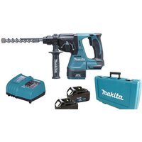 Перфоратор Makita DHR242RFE (с 2-мя АКБ, кейс)