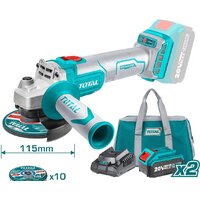 Угловая шлифмашина Total TAGLI2011582 (с 2-мя АКБ)