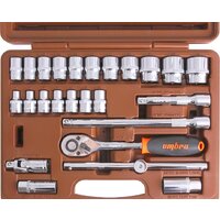 Набор трещотка с головками Ombra 911225 25 предметов