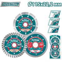 Набор отрезных дисков Total TAC2136115 (3 шт)