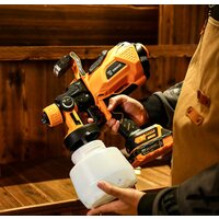 Краскораспылитель Deko DKSG20K3 (с 1-им АКБ, желтый/черный)