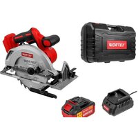 Дисковая (циркулярная) пила Wortex CCS 1819-1 1329533 (с 1-м АКБ, кейс)