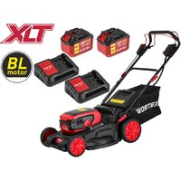 Газонокосилка Wortex CLM 4536-4 XLT Set 2334161K1 (с 2-мя АКБ)