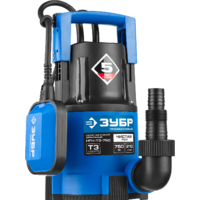 Дренажный насос Зубр НПЧ-Т3-750