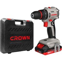 Дрель-шуруповерт Crown CT21145XMS-2 BMC (с 2-мя АКБ, кейс)