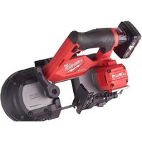Ленточная пила Milwaukee Fuel M12 FBS64-402C 4933478441 (с 2-мя АКБ, кейс)