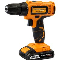 Дрель-шуруповерт Partisan AD-18-2 Li (с 2-мя АКБ, кейс)