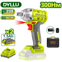 Гайковерт Dyllu DTCD1512 (с 2-мя АКБ, кейс)