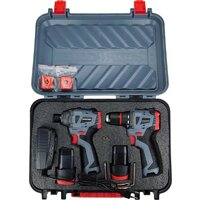 Наборы электроинструментов Profipower ProfiSet 2A16 E0227 (шуруповерт, винтоверт, 2 АКБ, кейс)