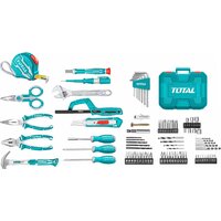 Ударная дрель-шуруповерт Total THKTHP11652 (с 1-м АКБ, кейс, набор оснастки)