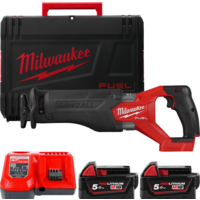 Сабельная пила Milwaukee Fuel M18 M18FSZ-502X 4933478291 (с 2-мя АКБ, кейс)
