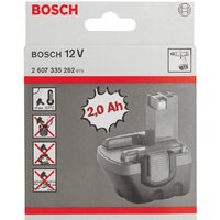 Аккумулятор Bosch 2607335262 (12В/2 Ah)