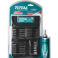 Набор отвертка с битами и головками Total TACSD30266