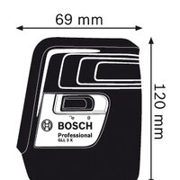 Лазерный нивелир Bosch GLL 3 X Professional [0601063CJ0]
