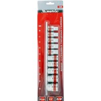 Набор головок слесарных Matrix 13596 (10 предметов)