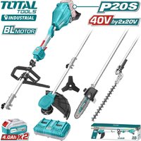 Комбимотор Total TSTLI2040386 (с 2-мя АКБ)