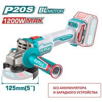 Угловая шлифмашина Total TAGLI27153 (без АКБ)