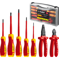 Электромонтажный набор Зубр Профессионал 2214-H7_z01 (7 предметов)