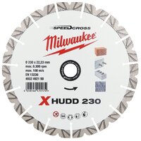 Отрезной диск алмазный  Milwaukee Speedcross X-HUDD 230 мм 4932492150