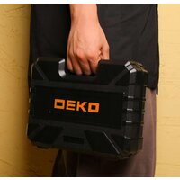 Дрель-шуруповерт Deko Banger SET 93 063-4168 (с 2-мя АКБ, кейс, набор оснастки)