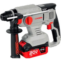 Перфоратор Crown CT28010XS-4 BMC (с 2-мя АКБ)