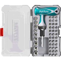 Набор отвертка с битами и головками Total TACSD30476 (47 предметов)