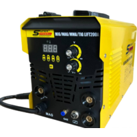 Сварочный инвертор Super Prowell MIG/MAG/MMA/TIG Lift 200А (5 кг, с газом, съемный рукав)