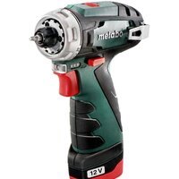 Дрель-шуруповерт Metabo PowerMaxx BS Basic 600984500 (с 2-мя АКБ, кейс)
