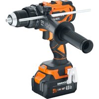 Ударная дрель-шуруповерт Daewoo Power DAA 6521Li Set (с 2-мя АКБ, кейс)