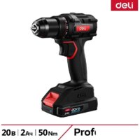 Дрель-шуруповерт Deli DE-DZ20-1D2 (с 2-мя АКБ, сумка)