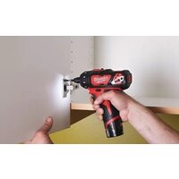 Винтоверт Milwaukee M12 BD-202C 4933441900 (с 2-мя АКБ, кейс)