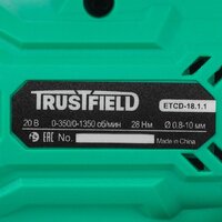 Дрель-шуруповерт Trustfield ETCD-18.2.1 (с 2-мя АКБ, кейс)