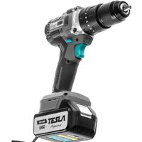 Дрель-шуруповерт Tesla TCD18HD 840374 (с 2-мя АКБ, кейс)