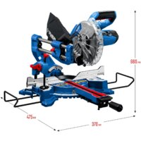 Торцовочная пила Зубр Профессионал ППТ-216-П