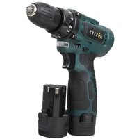Дрель-шуруповерт Zitrek Green 12V Plus 085-1014 (с 2-мя АКБ)