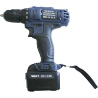 Дрель-шуруповерт WATT WAS-18 Li-2 1.018.031.12 (с 2-мя АКБ, кейс)