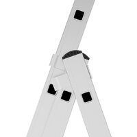 Лестница-стремянка Новая высота NV 223 алюминиевая трёхсекционная 3x6 ступеней