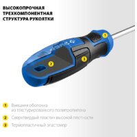 Набор отверток Зубр Профессионал-11 25241 (11 предметов)