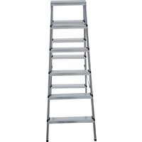Лестница-стремянка Новая высота NV 114 двухсторонняя 2x6 ступеней