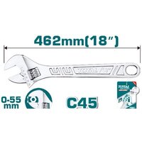 Ключ разводной Total THT1010183